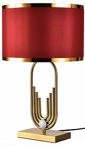 Интерьерная настольная лампа  Randolph красная E27  (Италия)