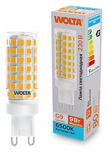 Лампа светодиодная [LED] Wolta G9 9W 6500K