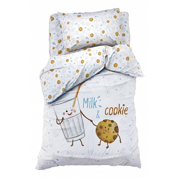 

Комплект полутораспальный Milk&Cookie, Белый, Milk&Cookie