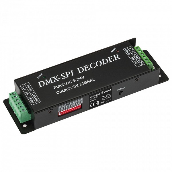 

Декодер DMX LN-DMX-SPI (5-24V, 170 pix), LN-DMX-SPI (5-24V, 170 pix)