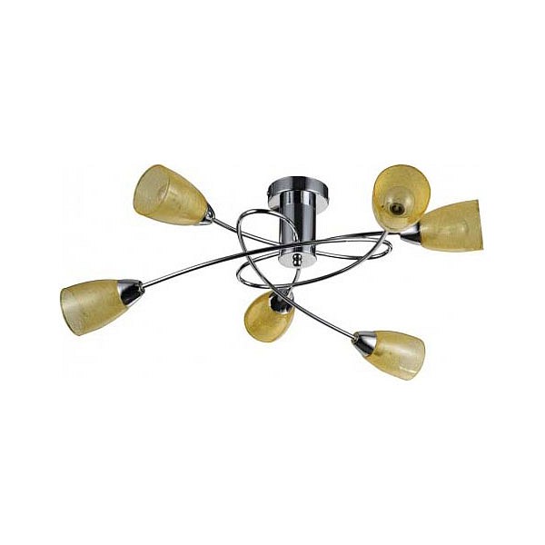 

Люстра на штанге Flash FR5103-CL-06-YE, Flash FR5103-CL-06-YE