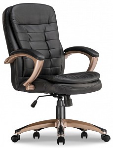 Кресло офисное Palamos, черный, кожа искусственная