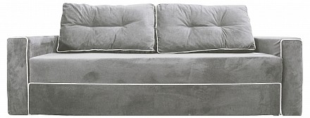 Прямой диван Монако 2 еврокнижка, велюр