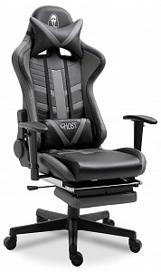 Игровое кресло GX-06-04, серый, черный, PU-кожа