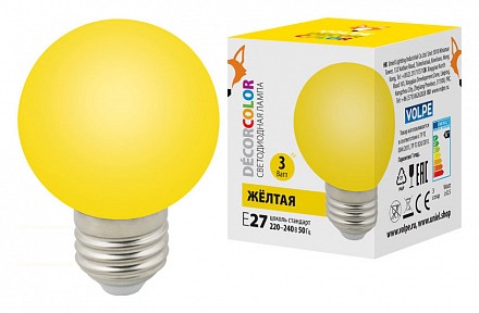 Лампа светодиодная [LED] Volpe E27 3W K