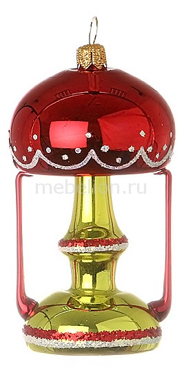 

Елочная игрушка (10 см) Ретро 860-288, Желтый;красный