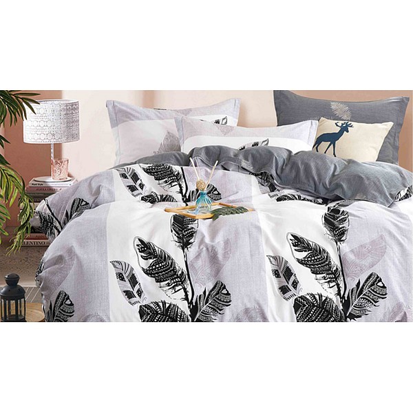 

Комплект полутораспальный Satin de' Luxe Сольера, Белый;серый, Satin de' Luxe Сольера