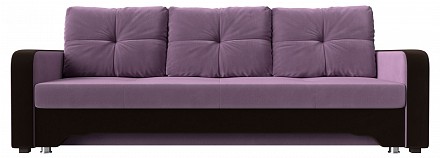 Прямой диван Ник-3 еврокнижка, микровельвет