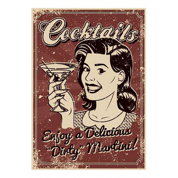 фото Картина (70х90 см) Cocktails lady HE-101-422 Ekoramka