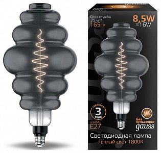 Лампа светодиодная [LED] Gauss E27 8.5W 1800K