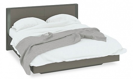 Кровать двуспальная Наоми    джут, серый