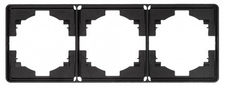 Рамка на 3 поста ROUND KR-78-0753-3