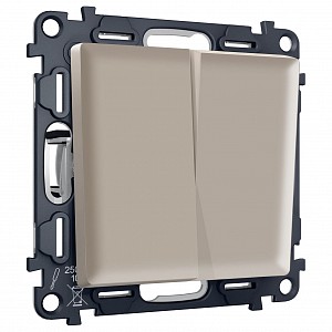 Выключатель перекрестный двухклавишный без рамки MA MA363030 Выключатель перекрестный двухклавишный без рамки MA MA363030