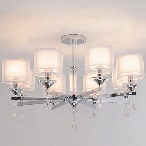 Люстра на штанге ILLUMICO  IL1354-8CPA-29 CR Romei (Китай) Люстра на штанге ILLUMICO  IL1354-8CPA-29 CR Romei (Китай)
