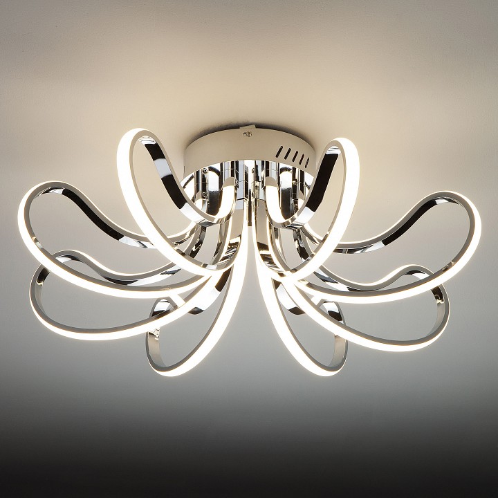 

Потолочная люстра Lilium 90079/8 хром 80W