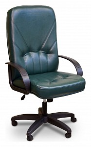 Кресло офисное , зеленый, экокожа