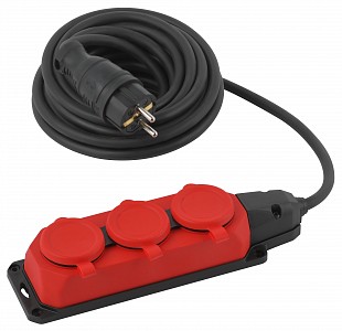 Удлинитель  UK-3e-3x1,5-5m-IP44(KG)