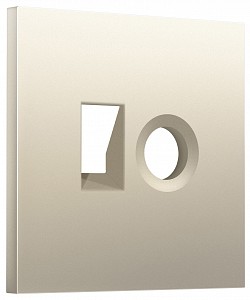 Накладка для ТВ-розетки и RJ-11 или RJ-45 SIGMA SP5525