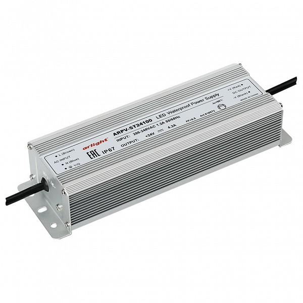 

Блок питания 24В 100Вт ARPV-ST24100 (24V, 4.2A, 100W), 24В 100Вт ARPV-ST24100 (24V, 4.2A, 100W)