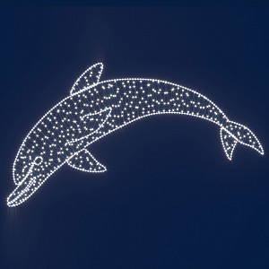 Панно световое Летний сезон - Дельфин [2x1 м] RL-KN-S-01-26