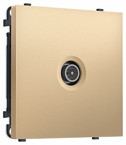 ТВ-розетка оконечная экранированная без рамки MS MS893005