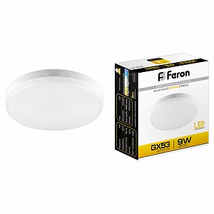 Лампа светодиодная [LED] Feron GX53 9W 2700K