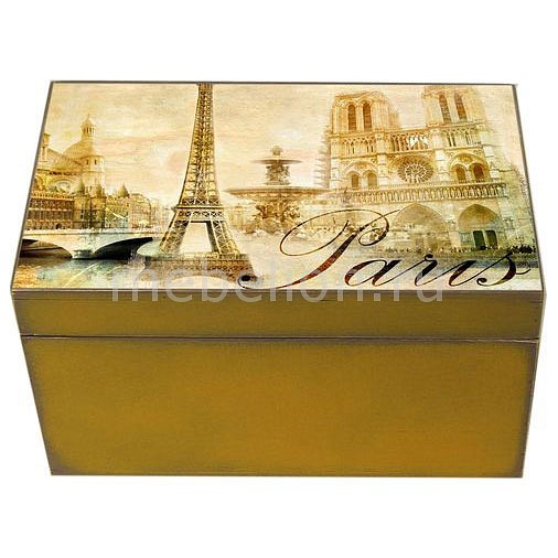 

Шкатулка декоративная (26х18х11.5 см) Paris 1725-11