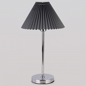 Настольная лампа декоративная Peony 01132/1 хром/графит