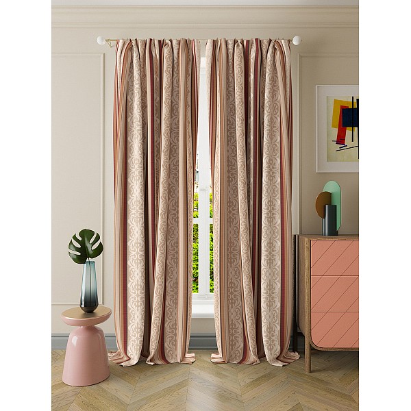 

Портьера (150х260 см) 2 шт. Афогато, Бежевый;коричневый, (150х260 см) 2 шт. Афогато