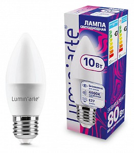 Лампа светодиодная [LED] Luminarte E27 10W 4000K