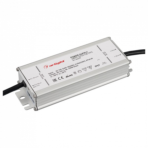 

Блок питания 24В 150Вт ARPV-UH24150-PFC (24V, 6.3A, 150W), 24В 150Вт ARPV-UH24150-PFC (24V, 6.3A, 150W)