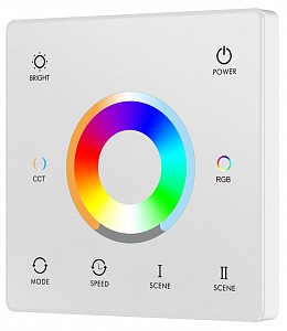 Пульт-регулятор цвета RGB с сенсорным кольцом DN8HF NONEВт 3В DN18302RGBCCTWhite