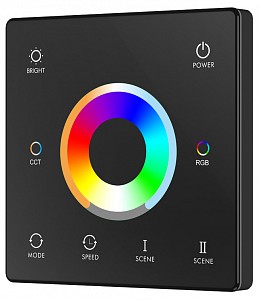 Пульт-регулятор цвета RGB с сенсорным кольцом DN8HF NONEВт 3В DN18302RGBCCTBlack
