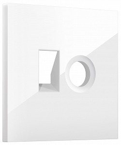 Накладка для ТВ-розетки и RJ-11 или RJ-45 SIGMA SP1125
