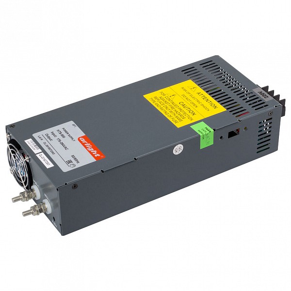 

Блок питания 12В 800Вт HTS-800-12 (12V, 66A, 800W), 12В 800Вт HTS-800-12 (12V, 66A, 800W)