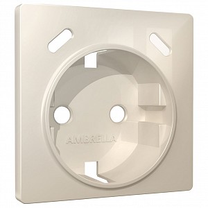 Накладка для розетки с заземлением и со шторками и 2хUSB type С ALFA AP3105