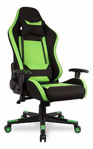Игровое кресло BX-3760, зеленый, черный, ткань