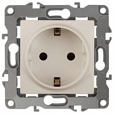 Розетка с заземлением, без рамки Эра 12 12-2001-02
