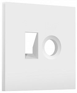 Накладка для ТВ-розетки и RJ-11 или RJ-45 SIGMA SP8325