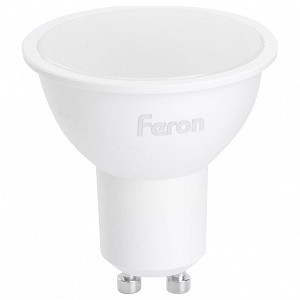 Лампа светодиодная [LED] Feron GU10 5W 6400K