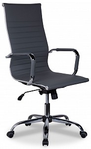 Кресло офисное CLG-620 LXH-A, серый, кожа PU