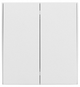 Выключатель двухклавишный без рамки STRONG KR-78-0706-4