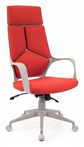Кресло офисное Trio Grey TM, красный, текстиль