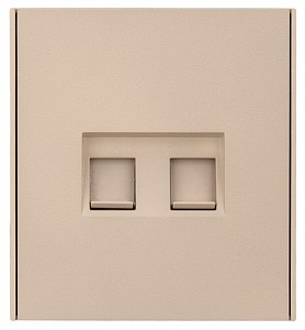 Розетка двойная Ethernet RJ-45 без рамки STRONG KR-78-0725-8