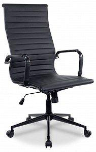Компьютерное кресло Rio Black T, черный, экокожа
