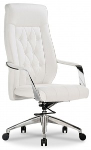 Кресло офисное Sarabi, белый, экокожа