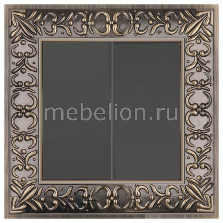 

Выключатель двухклавишный Antik (Серо-коричневый) WL07-SW-2G+WL07-SW-2G