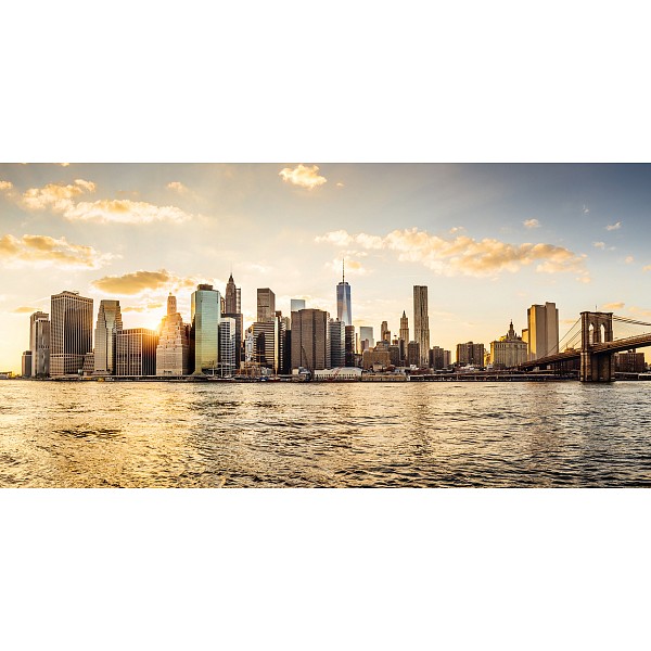 фото Картина (120х60 см) Манхэттен закат HE-102-166 Ekoramka
