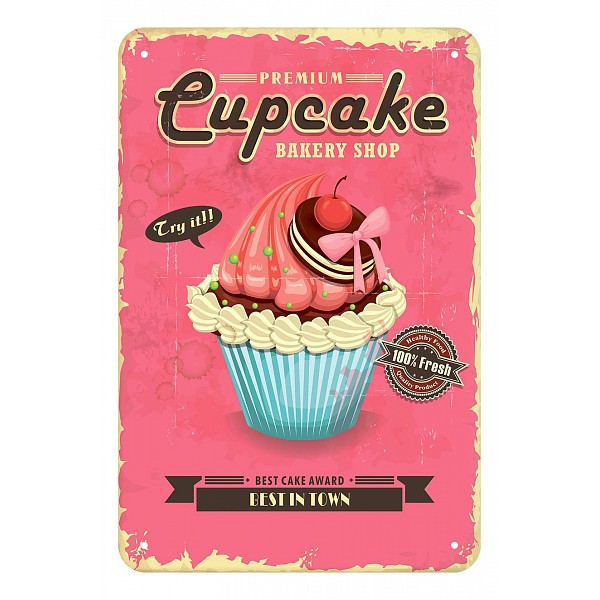 фото Панно (20x30 см) Cupcakes TM-113-121 Ekoramka