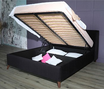 Кровать двуспальная Betsi 2000x1600Кровать Betsi с подъемным механизмом   коричневый